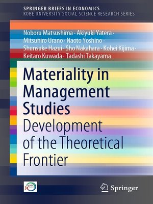 cover image of Materiality in Management Studies